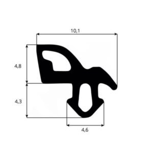 tarpinė "aluplast" (rėmo)